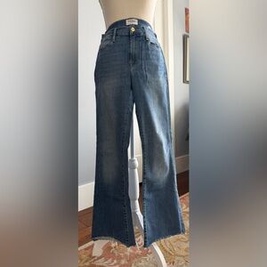 Frame Denim Women's Classic Blue Straight Leg Jeans